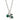 Michigan State Spartan Crystal Necklace - Ruffled Feather