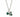 Michigan State Spartan Crystal Necklace - Ruffled Feather