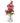 Mini Vase w/ Artificial Flowers - Ruffled Feather