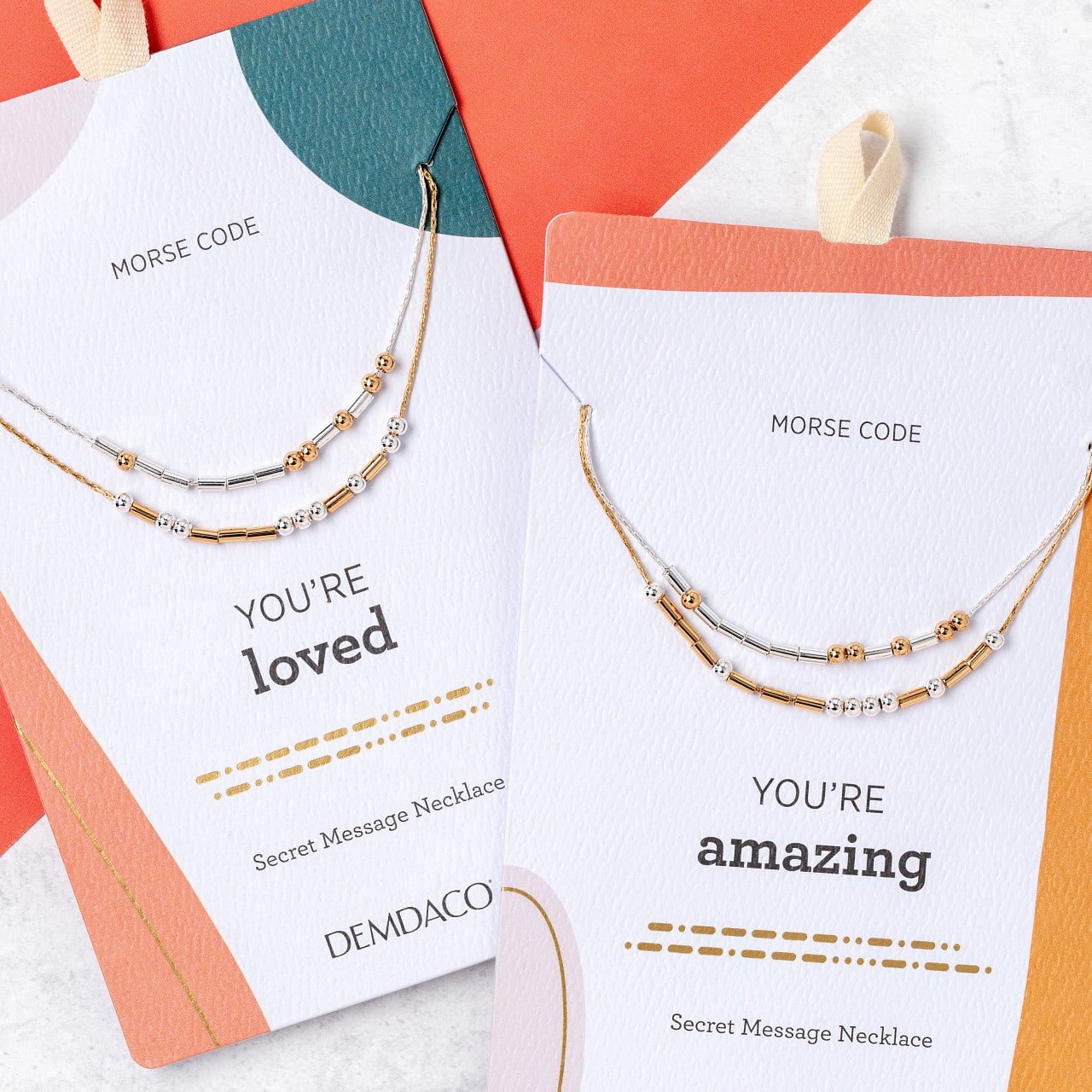 Morse Code Shop Morse Code Necklace – Ruffled Feather