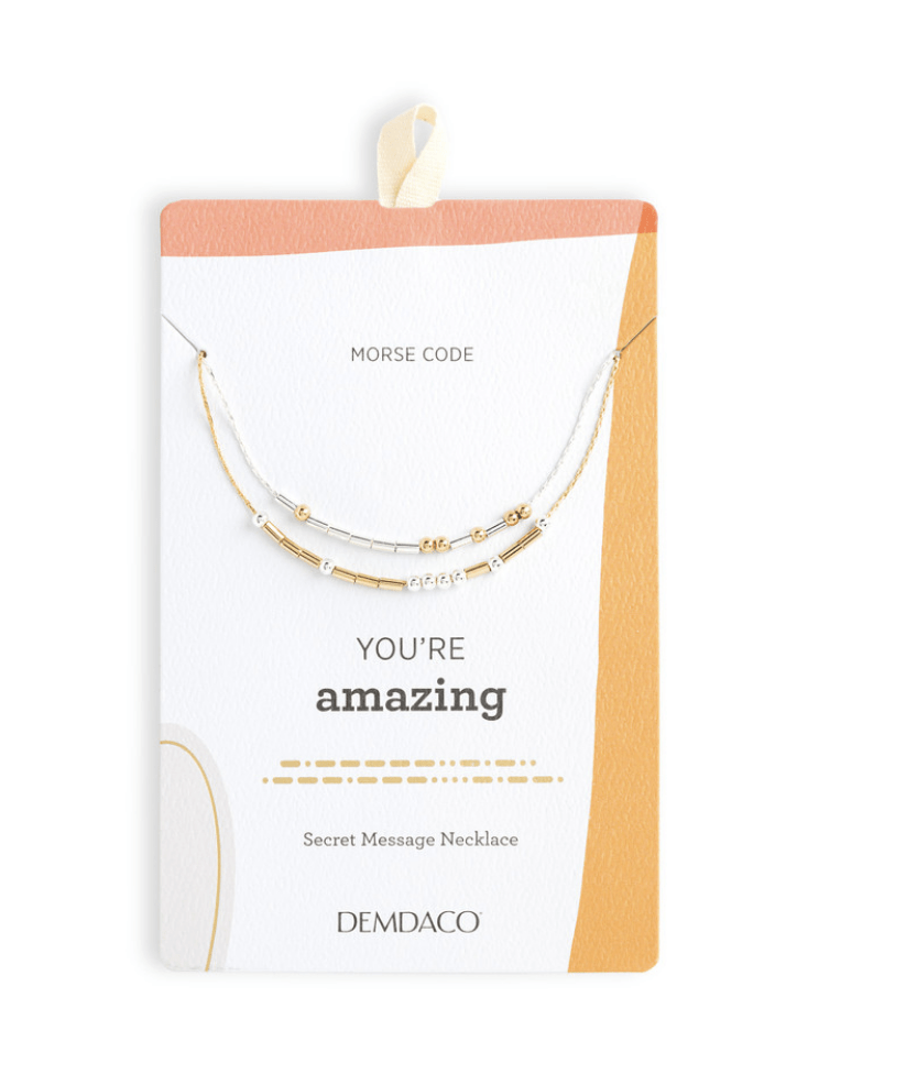 Morse Code Shop Morse Code Necklace – Ruffled Feather