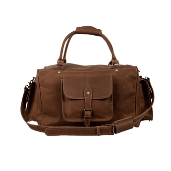 Myra Bag - Carrington Leather Traveler Bag - Ruffled Feather