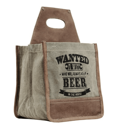 Myra Bag - Wanted Wife 6 Pack Beer Caddy - Ruffled Feather