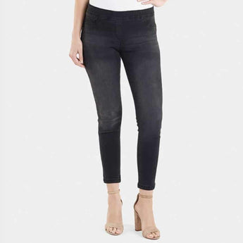 OMG Skinny Jeans - Black - Ruffled Feather