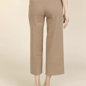 Paige - Wide Leg Pant - Pecan - Ruffled Feather