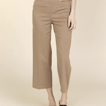 Paige - Wide Leg Pant - Pecan - Ruffled Feather