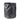 Paper Bin Black/Silver Round - Medium - Ruffled Feather