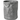 Paper Bin Lurex Gray/Silver Round - Medium - Ruffled Feather