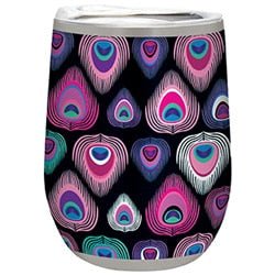 Peacock 12oz Stemless Tumbler - Ruffled Feather