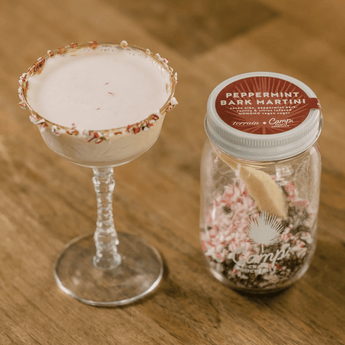 Peppermint Bark Martini - Camp Craft Cocktails - Ruffled Feather