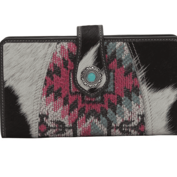 Pink Slate Wallet - Ruffled Feather