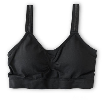 Plus Black Sheer Bra - Ruffled Feather