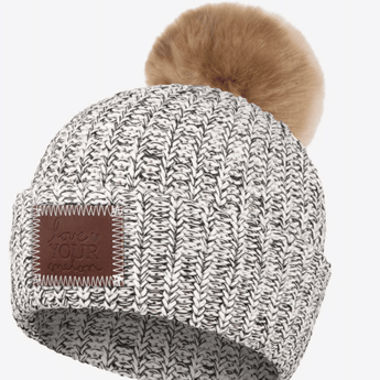 Pom Beanie - Ruffled Feather