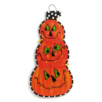 Reversible Pumpkins Door Hanger - Ruffled Feather