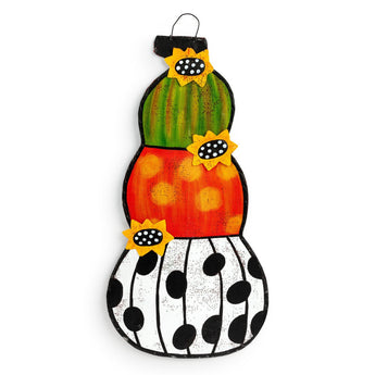 Reversible Pumpkins Door Hanger - Ruffled Feather