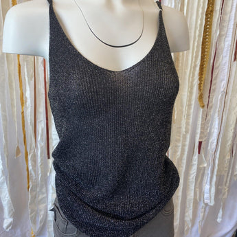 Shimmer Tank Top - Ruffled Feather