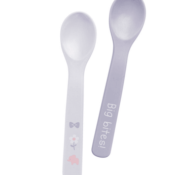 Silicone Baby Spoons - Elephant - Ruffled Feather