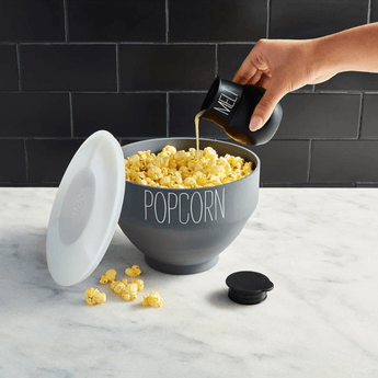 Silicone Popcorn Maker & Butter Melter - Ruffled Feather