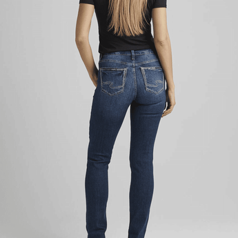 Silver Jean Co. - Suki Straight Leg - Ruffled Feather