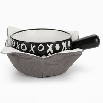 Soup Crock & Bowl Cozy - XO - Ruffled Feather