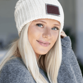 Speckled Beanie - Ruffled Feather