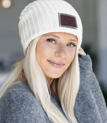 Speckled Beanie - Ruffled Feather