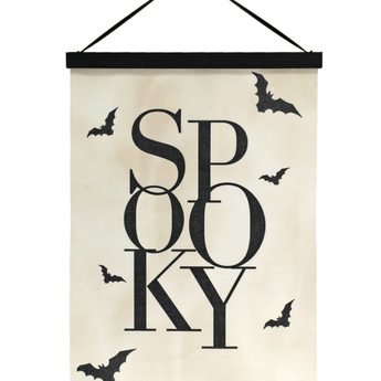 Spooky Canvas Hanger - Ruffled Feather