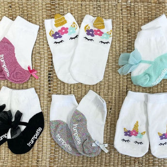 Starlight - Infant Sock Set - Ruffled Feather