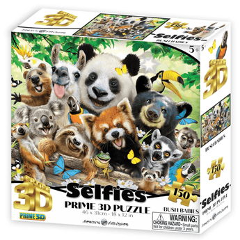 Super 3D - Bush Babies Selfie Puzzle - Ruffled Feather