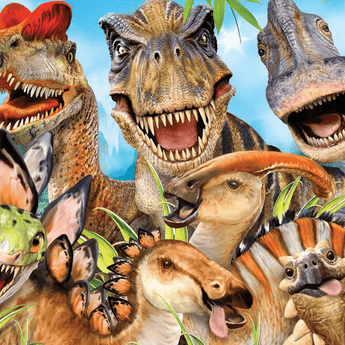 Super 3D - Dinosaurs Selfie Puzzle - Ruffled Feather