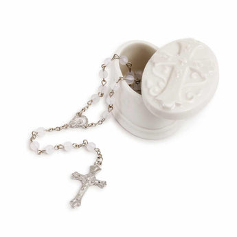 Trinket Box & Rosary - Ruffled Feather