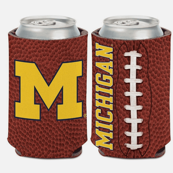 University of Michigan Football Can Coozie - Ruffled Feather