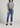Valentina High Rise Straight Crop Jeans - Ruffled Feather