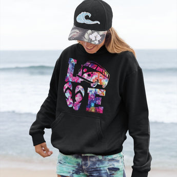 Vintage Bus LOVE Tank - Tee - Hoodie (Many Designs) - Ruffled Feather