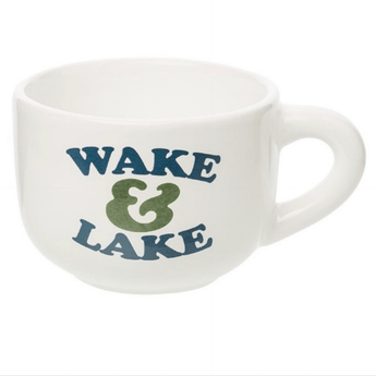 Wake & Lake Cappuccino Mug - Ruffled Feather