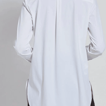 White Schiffer Button Down - Ruffled Feather