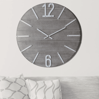 Wooden Wall Clock - Ruffled Feather