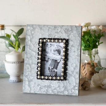 Wood/Metal Decor Frame - Ruffled Feather