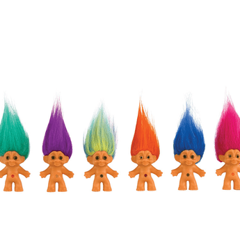 World's Smallest Good Luck Trolls - Ruffled Feather