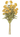 Yellow Pom Pom Pick - Ruffled Feather