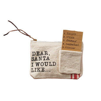 Dear Santa Gift Pouch