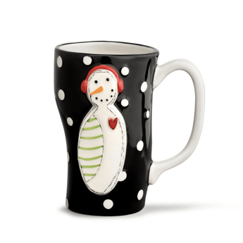 Christmas Assorted Mugs - Cardinal, Polka Dot Snowman, Presents