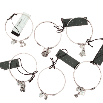 Silver Holiday Charm Bracelet