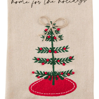 Tree French Knot Towel