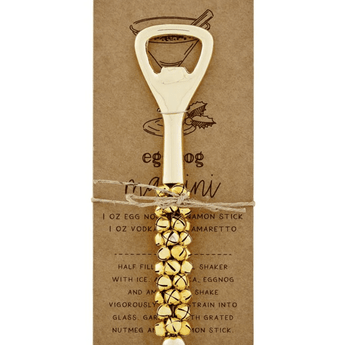 Gold Bottle Opener-mini bells