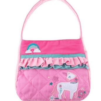 Quilted Pink Unicorn Purse