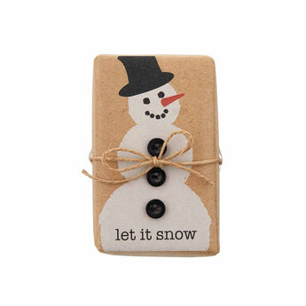 Snowman Funny Soap