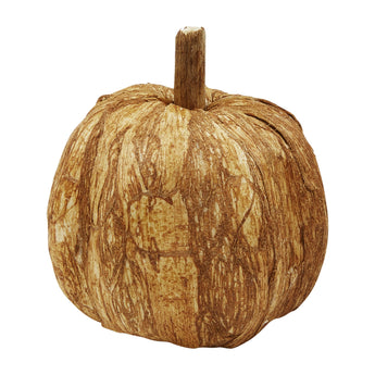 Tan Faux Mini Pumpkin