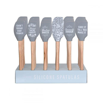 Grey Saying Spatula